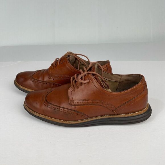Cole Haan Original Men size 9.5 M Grand Shortwing Oxford Leather Shoes Woodbury. main image 11